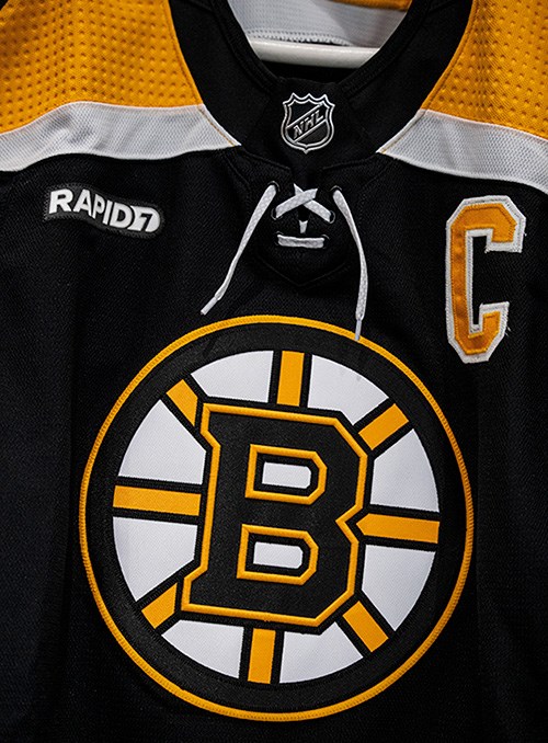 Bruins Reveal NEW Rapid7 Patch on their Jerseys 