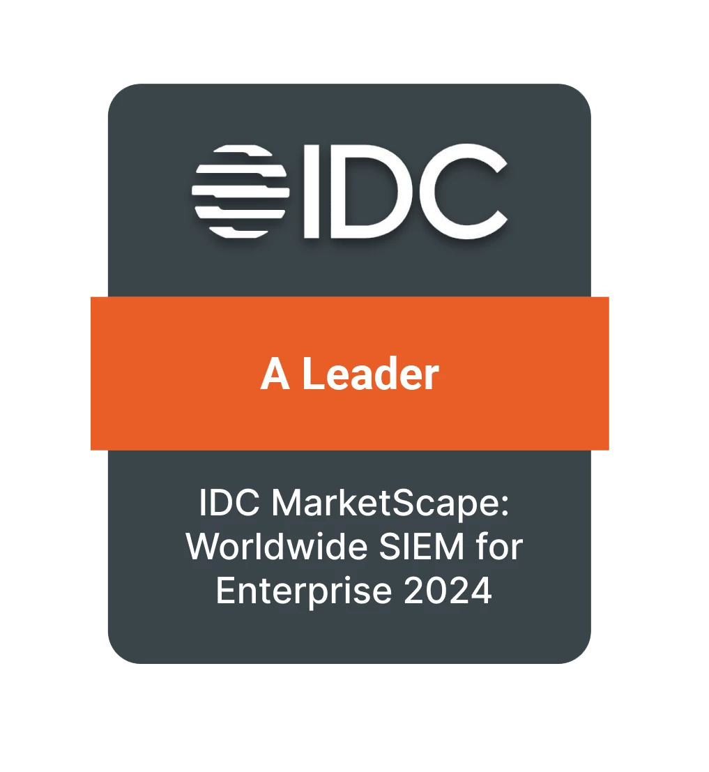 IDC Leader: Worldwide SIEM for Enterprise 2024