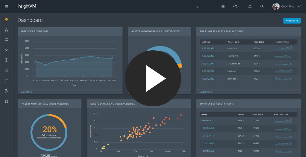 Vulnerability Management Tool: InsightVM  Rapid7